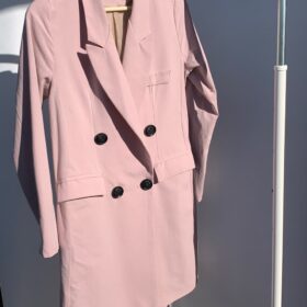 کت آستر دار صورتی