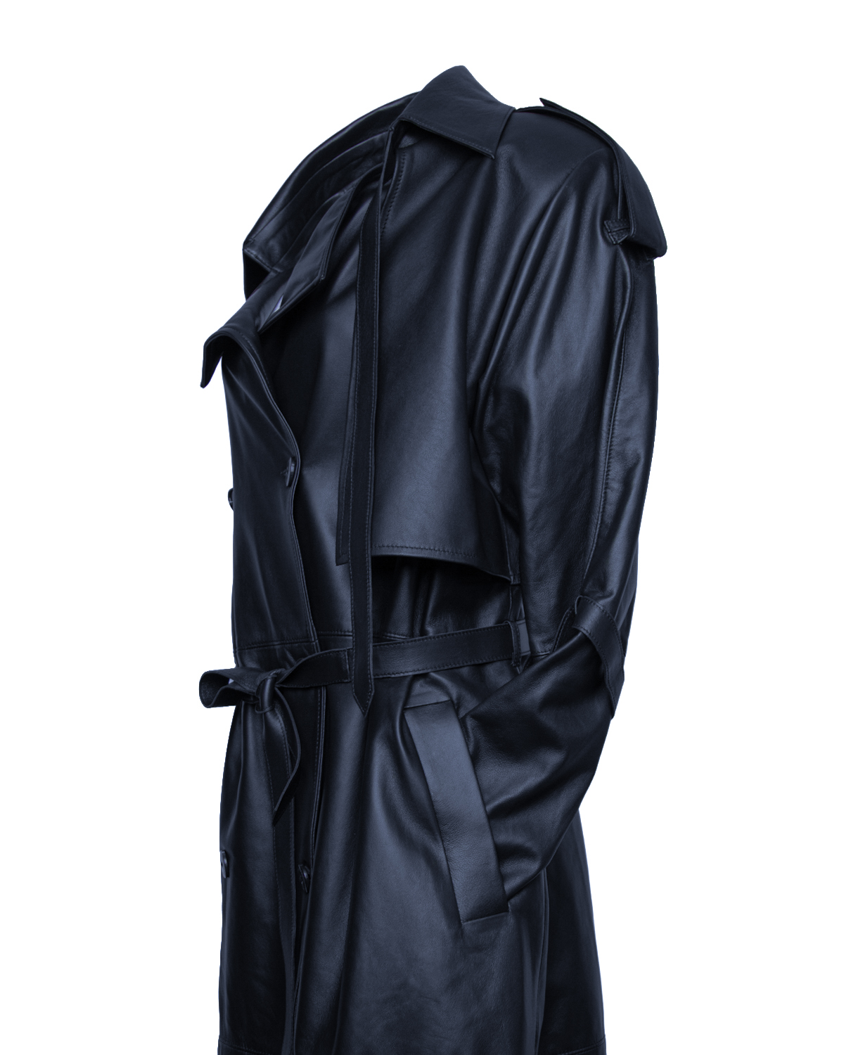 ترنچ کت دلوان چرم