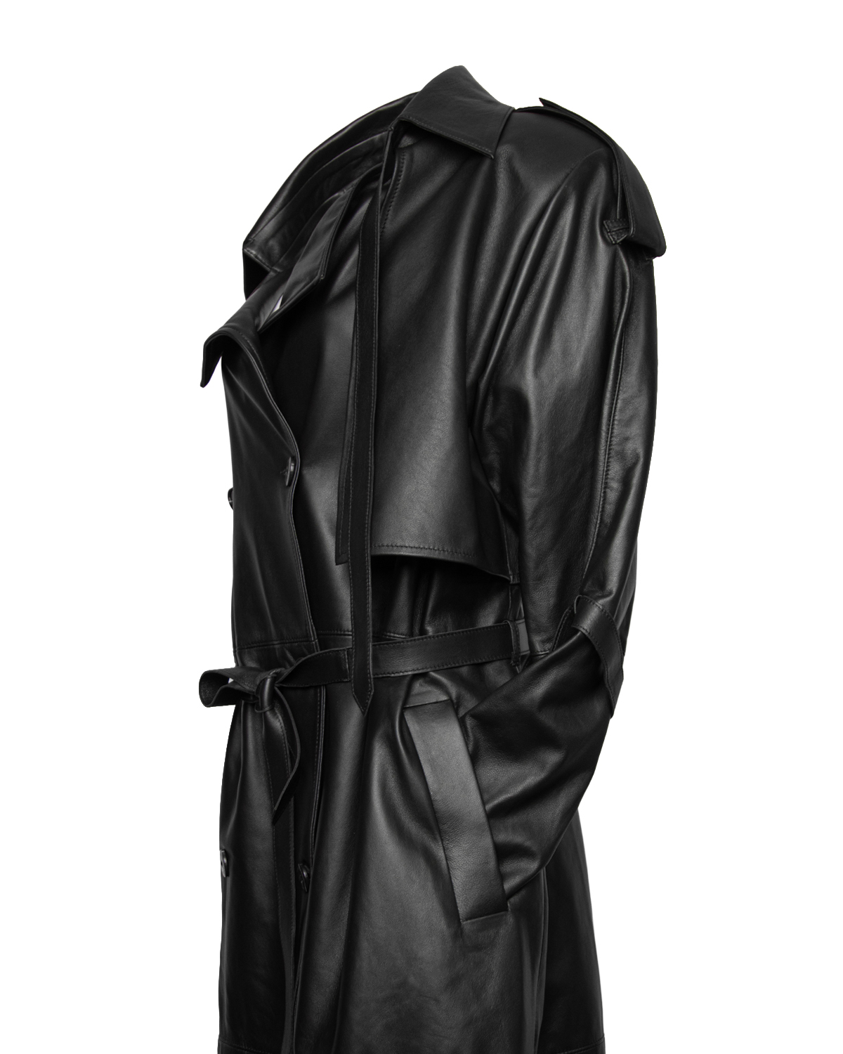 ترنچ کت دلوان چرم